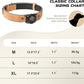 AirTag Dog Collar - Leather Dog Collar with Air Tag Holder | IPX8 Waterproof, Reflective, High - End, Adjustable Soft Padded | Dog GPS Tracker Collars Fit for Medium Large Dogs (Light Brown, L)