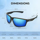 KastKing Osage Polarized Sport Sunglasses for Men and Women, Ideal for Driving Fishing Cycling Running, UV Protection