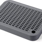 Cat Litter Box Ramp Mat with Filter Function, Cat Step Pedal Stool for Self-Cleaning Litter Box, Easy to Clean, Ideal for Kitten & Elderly Cats (Dark Grey)
