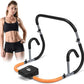 Goplus Ab Fitness Crunch, Portable Ab Roller for Core Strength, Sit Up, Abdominal Machine, Exercise Crunch Trainer Workout Exerciser for Home, Office, Gym