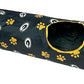 NFL Green Bay Packers Cat Tunnel Tube Toy with Plush Football Catnip and Feathers Collapsible Tunnel for Cats to Play, Peek and Hide, Sporty & Fun Cat Tunnel Toy with Team Logo All-Over Design!