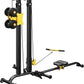 SogesHome LAT Pull Down Machine Low Row Cable Multifunctional Foldable Fitness Exercise Machine Full-Body Workout Strength Training Bar Machine