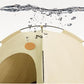 BreezyDen Pop-Up Pet Tent – Portable Indoor/Outdoor Cat Tent, Waterproof Pet Hideaway for Cats & Small Dogs with Mesh Window, Anti-Slip Base & Washable Design (Coffee, L (15 catties Kitten))