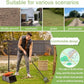Dog Pooper Scooper with Rotating Bucket & Rake – 46” Adjustable Long Handle Includes 85 Waste Bags – Heavy Duty Poop Scooper for Large Medium & Small Dogs – Yard Lawn Gravel & Dirt Cleanup
