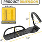 Vertical Bike Rack Wall Mount for Garage–Heavy-Duty Steel Bicycle Hook for Indoor Storage, Space-Saving Holder for Road, Mountain & Hybrid Bikes, Fits Tires Up to 2.6" Wide (1 Pack)