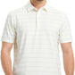 Rouen Mens Golf Shirt Moisture Wicking Dry Fit Performance Stripe Casual Collared Short Sleeve Golf Polo Shirts for Men