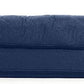 Furhaven Cooling Gel Dog Bed for Medium/Small Dogs w/ Removable Bolsters & Washable Cover, For Dogs Up to 35 lbs - Quilted Sofa - Navy (Blue), Medium