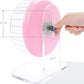 Niteangel Super-Silent Hamster Exercise Wheels: - Quiet Spinner Hamster Running Wheels with Adjustable Stand for Hamsters Gerbils Mice Or Other Small Animals (S, Pink)