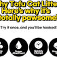 Tofu Cat Litter 1.5mm, 100% Natural Ingredients,Strong Clumping,Toilet Flushable,Solubility in Water,Ultra Absorbent, Really Dust-Free,Less Tracking, I'm Gonna Pee (5.7lb x 2pack)