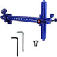 Archery Recurve Bow Sight, SOOHUPET Accessories T Shape Archery Shooting Target Sight Adjustable Bowsight with Optical Fiber Pin Sight for Target Practice