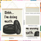 Gym Motivational Posters Funny College Dorm Posters Gifts for Guys Girls Friends I'm Doing Math Gym Flag Wall Art Decor Sign for Home Gym Bedroom Office