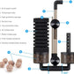 hygger Aquarium Double Sponge Filter for Fresh Water and Salt-Water Fish Tank (M)
