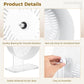 Silent Hamster Wheel, Hamster Exercise Wheel with Adjustable Acrylic Stand, Hamster Exercise Wheel for Gerbil, Syrian & Dwarf, Chinchilla and More Small Animal Hamster Running Wheels (8.2 in)