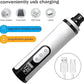 Upgrade Heusom Groom Pro Nail Grinder Cordless with LED Light & 3 Speeds, Dog Cat Nail Trimmer 2000mAh Long-Lasting Battery for Thick Nails for Dogs and Cats (2 Pc+2 Heads)