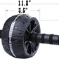 AB Wheel Roller, Exercise Abdominal Wheel Fitness for Gym & Home, Work-out Strength-Training Equipment with Knee Pad