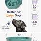 LE TAUCI PET Dog Slow Feeder Bowl Ceramic,3 Cups Puzzle Food Bowl for Small Medium Large Breed, Dog Bowls to Slow Down Eating, Maze