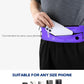 WATERFLY Running Belt Fanny Pack: Runner Marathon Jogging Waist Pack Sport Workout Exercise Fitness Phone Holder Belt for Men Women Jogger Slim Waistband