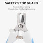 AIXINPET Dog & Cat Nail Clippers and Trimmers - with Free Nail File, Protective Guard to Avoid Over Cutting, Extra Sharp Blade - Suitable for Small to Large Dogs & Cats, Birds and Rabbits (Large)