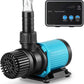 800GPH 30W16FT Aquarium 24V DC Water Pump with Controller, Submersible and Inline Return Pump for Fish Tank,Aquariums,Fountains,Sump,Hydroponic,Pond,Freshwater and Marine Water Use
