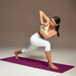 Heathyoga Eco Friendly Non Slip Yoga Mat, Body Alignment System, SGS Certified TPE Material - Textured Non Slip Surface and Optimal Cushioning,72"x 26" Thickness 1/4"