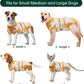 Kuoser Recovery Suit for Dogs Cats After Surgery, Professional Pet Recovery Shirt Dog Abdominal Wounds Bandages, Substitute E-Collar & Cone,Prevent Licking Dog Onesies Pet Surgery Recovery Suit