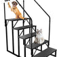 RV Stairs 5 Step Ladder, RV Steps Anti-Slip, Hot Tub Steps with Handrail, 660 lbs RV Ladder for 5th Wheel RV, Mobile Home Stairs（2 Handrails