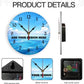 Generic Custom Wall Clock Personalized Clocks with Photo Text Logo Silent Non Ticking Round Decoration for Kitchen Family Friends Gifts, 12inch-30cm