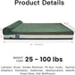 Laifug Orthopedic Memory Foam Dog Bed with Durable Water Proof Liner and Removable Washable Cover (Large (46"x28"x8"), Dark Green)