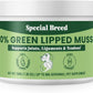 Special Breed Green Lipped Mussel Powder for Dogs & Cats - 100% New Zealand Green Lipped Mussels - Natural Hip & Joint Supplement for Joints, Tendons, Ligaments, Muscles - 200 Grams - 665 Servings