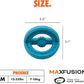 Max Fusion with Nike Grind, Arlee Phoneix Dog Toy, Chew Toy for Play, Fetch, Tug, M