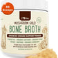 iHeartCats Bone Broth for Cats - Bone Broth & Mushroom Gold Powder Supplement for Immune System Support, Improved Mobility & Flexibility and Natural Detox - Turkey Tail Mushroom for Cats