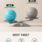 Trideer Pilates Ball 9 Inch, Small Exercise Ball with Exercise Guide for Yoga, Core Training, Physical Therapy, Balance, Stability, Stretching