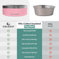 Coldest Dog Bowl - Anti Rust Metal, Non Slip, 3 Layers Insulated Stainless Steel Dog Bowls - Spill Proof & Heavy Duty - Water Bowl for Dogs, Cats & Pets, Dish Washer Safe (64 oz,Cotton Candy Pink)