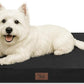 Outdoor Dog Bed for Small Dogs, Waterproof Dog Crate Bed for Small Dogs, Orthopedic Egg Crate Foam Puppy Beds with Washable and Removable Oxford Cover, Black