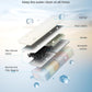 Fish Tank Smart Aquarium Kit: URUQ 2 Gallon Self Cleaning Multi-Layer Filtration System Silent Pump - UHD Glass 7-Color Lighting Temperature Monitoring - Fragrance Diffuser Humidifier White