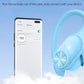 PocBuds Bluetooth Headphones Wireless Earbuds 80hrs Playtime Wireless Charging Case Digital Display Sports Ear Buds with Earhook Deep Bass IPX7 Waterproof Over-Ear Earphones for TV Phone Laptop Blue