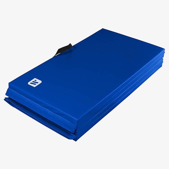 We Sell Mats - 4 ft x 8 ft x 2 in Personal Fitness & Exercise Mat for Home Workout - Lightweight and Folds for Carrying – All Purpose Home Gym Mat – Thick Mat for Yoga, Pilates, Stretches, and Floor Exercises