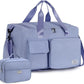 FIORETTO Women's Gym Duffle Bag with Shoes Compartment, 37L Capacity, Ideal for Travel, Gym, Sports, Duffel, Weekender