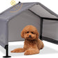 Dog Shade Shelter Outdoor Tent for Small Medium Dogs, Waterproof Sun Protection Pet House for Dogs, Small Animals and Livestock, Pet Canopy with Upgraded Doors and Ground Nails