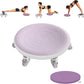 6 Caster Ab Roller, Ab Exercise Equipment with Knee Pads, Ab Roller Wheel for Core Exercise, Abdominal Strength Training for Home Gym, 360° Silent Ab Workout Equipment