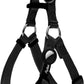 PUPTECK No Pull Dog Harness Soft Adjustable Basic Nylon Step in Puppy Vest Outdoor Walking with ID Tag and A-ir Tag Case, Black, M