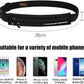 2 Pack Running Belt Slim Pack for Women Men, Phone Holder Runners Pouch Waist Belt for Workout Jogging, Money Belt Running Gift Gear Accessories, Black, One Size, Fashion (Black)