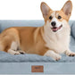 Dog Bed Medium Size Dog-Orthopedic Waterproof Bed for Dogs,Foam Couch Sofa with Washable Removable Cover & Non-Slip Bottom-Grey