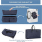 A 4 Pet Dog Car Seat for Medium/Large Dog or 2 Small Dogs, Booster Car Seat with Storage Bags and 2 Seat Belts, Pet Seat for Dogs Under 55 lbs
