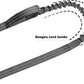 ICEFANG Tactical Dog Leash,K9 Training Walking Bungee Lead with 2 Control Handle,Heavy Duty Quick Release Metal Clasp,for Medium Large Breed (Reflective Grey, 6 FT)