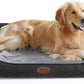 Orthopedic Dog Beds for Medium Dogs, Durable Egg Crate Foam Sofa Dog Bed wit Washable Removable Cover,Waterproof Lining,Pet Bed for Large Dogs (Dark Grey, 39.4" L x 31.5" W x 7.4" Th)