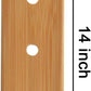 Bamboo Wood Paddle, 14 Inch Wooden Paddle with Airflow Holes