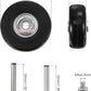 uxcell Replacement Luggage Wheels 45x18mm Suitcase Wheel Repair Kits Include 2 PU Bearing Wheels & Washers, Wrenches & Axle Screw for Trolley Bag, Inline Skate and Caster Board