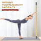 5ft Yoga Stick from Natural Bamboo - Non-Slip Handle Stretching Stick for Mobility,Versatile Exercise Tool with Flexibility,Stretch Bar for All Fitness Levels,Rehabilitation,and Posture