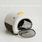 PURROOM Cat Carrier Backpack, Pet Backpacks for Carrying Small Dogs, Cute Design. Upper Cover & Side Ventilation Soft Mesh & Safety Straps. Used for Travel, Hiking, Car, Go to Vet, Outdoor.